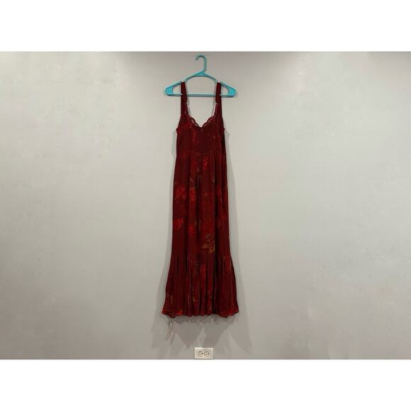 Reformation Irisa in Barcelona Border Red Floral Flounce Sz 6 NEW - Picture 4 of 9